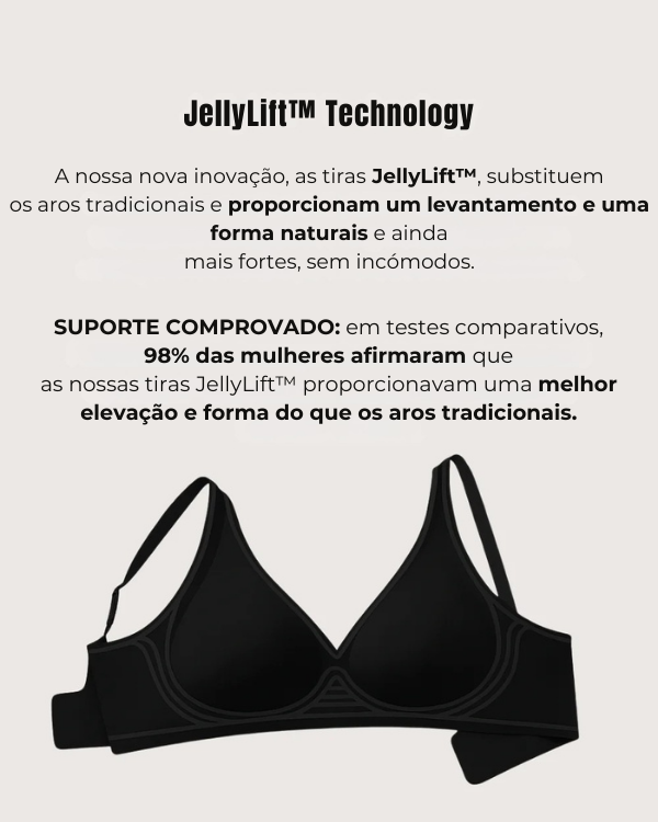 Sutiã Sem Aro Efeito Push-Up Natural Beladama