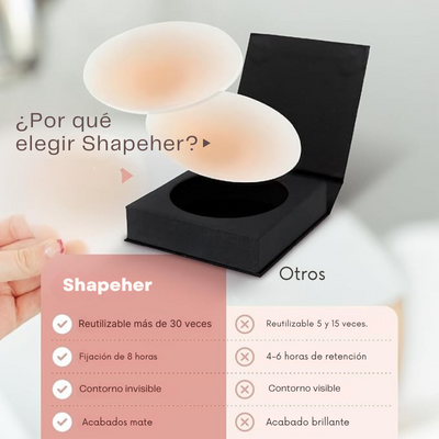 Cubiertas de Pezones Reutilizables - Comodidad y Estilo Resistente al Agua - Regalo Gratis