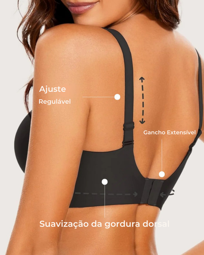 Sutiã Sem Aro Efeito Push-Up Natural Beladama